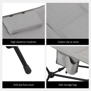 Nouvelle conception de chaise de camping pliable portable de plage en aluminium ultraléger surdimensionnée pour l'extérieur avec sac de rangement - Product Image 6
