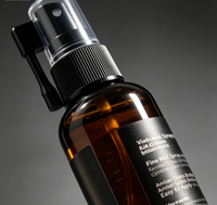 Huile de croissance capillaire à la caféine, biotine et peptides, bloqueur naturel du DHT, traitement anti-chute de cheveux, cheveux clairsemés, ligne de cheveux reculée, 2-en-1