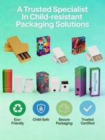 Boîtes d'emballage pour enfants UKETA personnalisées CMYK, résistantes aux enfants, avec support en mousse EVA, insert en éponge, laminage mat