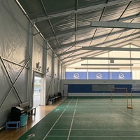 Tente de sport autoportante pour pickleball en alliage d'aluminium pour terrain de tournoi extérieur