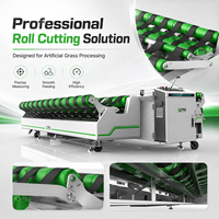 Machine de découpe de gazon artificiel de précision XPRO CUT X5 4KW, qualité industrielle, moteur PLC VFD, enroulement automatique, haute performance