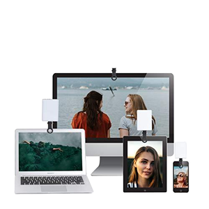 Luce LED Ricaricabile con 3 Modalità di Temperatura Colore, Lampada Portatile a Clip per Cellulari, Laptop, Trucco, Selfie e <span class=keywords><strong>Video</strong></span> - Product Image 4