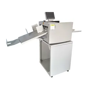 360X elektrikli dijital otomatik besleme kağıt girinti makinesi noktalı ve katı satır yüksek hızlı tam otomatik katlama makinesi