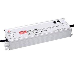 Fuente de Alimentación LED Mean Well HEP-150 de 150W y 12V, IP65 para Uso Industrial - Product Image 1