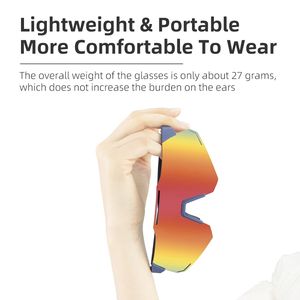 <span class=keywords><strong>Gafas</strong></span> de <span class=keywords><strong>Ciclismo</strong></span> Fotocromáticas Polarizadas <span class=keywords><strong>ROCKBROS</strong></span> para Bicicleta de Montaña MTB y Senderismo - Product Image 5