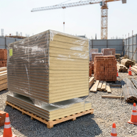 Panel Dinding Polyurethane/EPS/Polystyrene/PU/PIR/PUR/Puf/Rock Wool Berbagai Ketebalan, Panel Sandwich Berkualitas Terpercaya