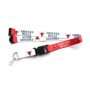 卸売ポリエステル製ジュービレバックル安全分離バックル熱転写ロゴ入りランヤード<span class=keywords><strong>NBA</strong></span>延長チームスポーツランヤード - Product Image 5