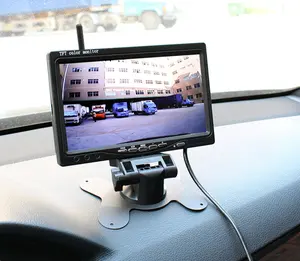 Vrachtwagen Bus 2.4Ghz Digitale Draadloze Auto Back-Up Systeem 7 Inch Auto Monitor Auto Achteruitkijk Draadloze Camera