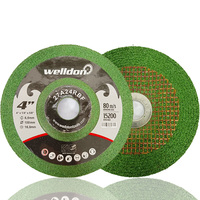 Disques de meulage WELLDON T27 de 4 pouces, disques de découpe 100x6.0x22.23MM, outil avec liant en résine, accessoires pour meuleuse d'angle