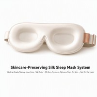 Masque de sommeil en soie de luxe |   Solution de sommeil douce pour la peau avec tissu respirant et design ergonomique confortable |   Fabricant OEM ODM