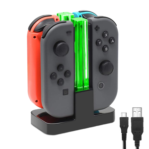 Base de Carga 4 en 1 para <span class=keywords><strong>Nintendo</strong></span> <span class=keywords><strong>Switch</strong></span> OLED, <span class=keywords><strong>Cargador</strong></span> de Control, Estación de Carga, Accesorio - Product Image 1