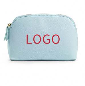 PU Leather Cosmetic <b>Bag</b> Large Capacity Travel Makeup Organizer with Zipper <b>Waterproof</b> <b>Toiletry</b> Pouch for Daily Essentials - Product Image 1