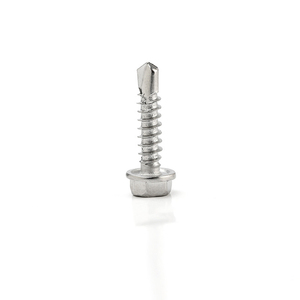 Tornillos autorroscantes de acero inoxidable 410 GR5 con zincado, rosca gruesa M6, cabeza hexagonal externa, sujetadores de techo tipo cola de milano, varios modelos - Product Image 3