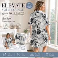 Robe de pyjama en soie glacée personnalisée pour femme, durable et lavable, idéale pour l'été
