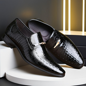 Nuove <span class=keywords><strong>Scarpe</strong></span> Formali da Uomo in <span class=keywords><strong>Pelle</strong></span> PU, Taglie Grandi, Slip-on Casual Eleganti - Product Image 3