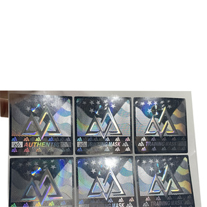 주문 3d 홀로그램 스티커, Qr 부호 및 일련 번호를 가진 안전 자필 상표 - Product Image 2