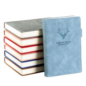Si37 Customized Logo Luxury Pu Journal Notebook A5book Cover Paper Leather Diary 2025 <b>Planner</b> Printing Pastel Hardcover - Product Image 1