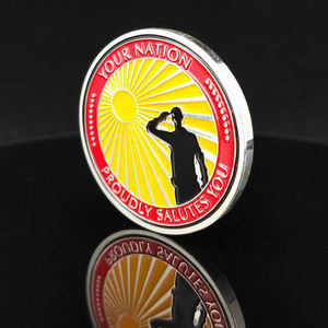 Koin Souvenir berlapis emas layanan Anda Terima kasih koin koleksi <span class=keywords><strong>Tribute</strong></span> USA - Product Image 2