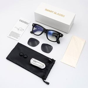 Lunettes Intelligentes IA Tendance SANVNET W610 2025 avec Caméra 8MP HD, Enregistrement Vidéo 4K, Traduction IA, Lunettes de Soleil Sportives pour Hommes, Étanche IPX5 - Product Image 1