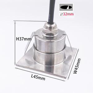 Mini lumières <span class=keywords><strong>de</strong></span> jardin extérieures Led carré IP67 étanche rez <span class=keywords><strong>de</strong></span> chaussée <span class=keywords><strong>Spot</strong></span> encastré <span class=keywords><strong>terrasse</strong></span> <span class=keywords><strong>terrasse</strong></span> allée pelouse lampe enterrée DC12V - Product Image 4