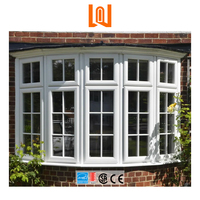 Ventanas de PVC de Doble Acristalamiento Modernas Personalizadas al por Mayor de Fábrica, Diseño de Rejilla, Ventanas Abatibles de Vinilo para Apartamentos