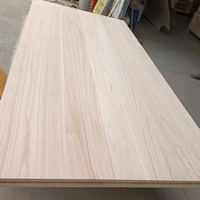 Placage de bois de paulownia, bois droit, vente en gros, bois naturel, contreplaqué de paulownia, panneau de meubles
