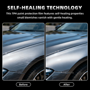 Tintura in poliuretano opaco pellicola PPF 7.5Mil antigraffio di riparazione di calore Nano rivestimento vernice pellicola di protezione TPH PPF per auto - Product Image 4