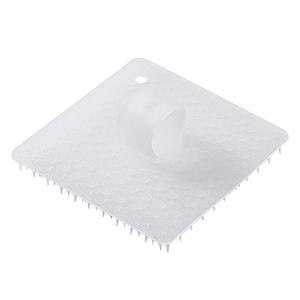 Brosse à légumes multifonction en silicone blanche, lavage à la main uniquement, pour le nettoyage des fruits et légumes - Product Image 5