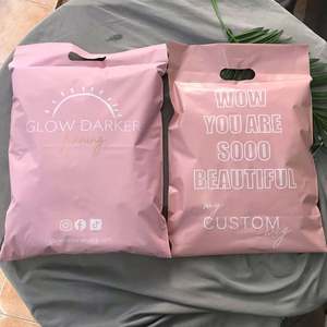 Sacs d'expédition en polymailleur en plastique de couleur avec logo imprimé personnalisé, sacs de courrier, sacs pour prospectus, sacs pour vêtements, grande taille - Product Image 4