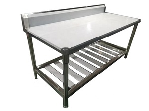 En gros Haute Qualité 201/304 En acier inoxydable Cuisine/Atelier À Plat Sous Étagère Table De Travail - Product Image 2