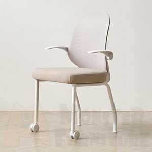 Kanto Chair Modern Office Chair Breathable Mesh Backrest Adjustable Armrests Hybrid <b>Caster</b> Wheels for Stable Focus Thick Cushion - Product Image 1