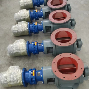 วาล์วปล่อยฝุ่นแบบดาว 400x400 มม. เหล็กกล้าคาร์บอน 1 แรงม้า 380 โวลต์ สามเฟส เครื่องดูดฝุ่นแบบโหลดด้านล่าง - Product Image 4
