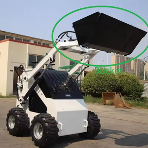 2025 TOHO nuevo Mini cargador de rueda de dirección deslizante cargador frontal certificado EPA Motor de bomba Komatsu Euro 5/motor certificado CE para - Product Image 1