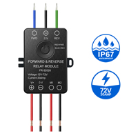 Module de relais marche/arrêt GLC FR-S2026 IP67 12V 24V 36V 48V 60V 72V 30A pour le contrôle des moteurs à courant continu dans les treuils et les ouvre-portes