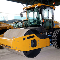 Rouleau compresseur vibrant à tambour unique XS125, 12 tonnes, tambour de 2130 mm, haute performance, machine de compactage robuste, prix usine