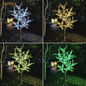 Árbol <span class=keywords><strong>de</strong></span> Cerezo Artificial con Flores LED Hecho a Mano, 2.4 Metros <span class=keywords><strong>de</strong></span> Altura, <span class=keywords><strong>Luces</strong></span> Impermeables para Decoración <span class=keywords><strong>de</strong></span> Bodas y Eventos - Product Image 3
