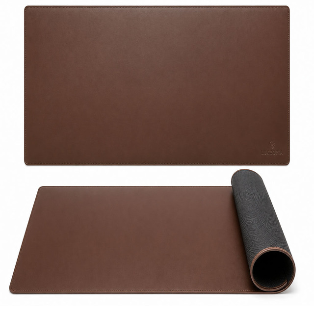 Wholesale Custom Computer Leather Desk Mat Large Waterproof Leather Mouse Pad Office XXL Mouse Desk Mat