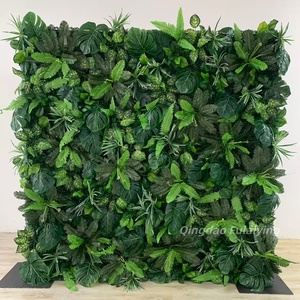 Mur de fleurs artificielles 3D en soie blanche, fait main, imperméable, décoration de mariage moderne pour mur de balcon, vente chaude - Product Image 4