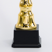 Trophée Coupe Couronne AD67 Personnalisé Doré Imprimé UV en Plastique pour Vélo d'Équilibre, Vélo à Pousser, Vélo Sans Pédales - Meilleures Ventes