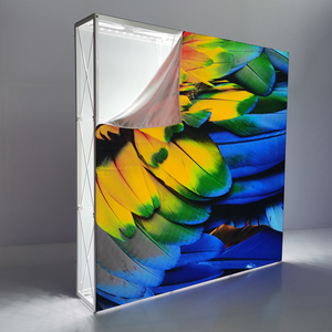 SEG Popup Triển Lãm Thương Mại Triển Lãm Xách Tay Thẳng Backdrop <span class=keywords><strong>LED</strong></span> Backlit Hiển Thị - Product Image 2