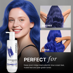 <span class=keywords><strong>Champú</strong></span> y Mascarilla Capilar Protectora del Color con Colágeno y Aceite de Argán de Marca Privada Profesional para Cabello Teñido con Brillo Natural - Product Image 3