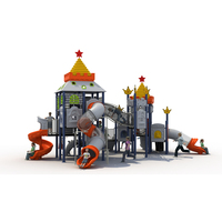 Équipements de terrain de jeux pour enfants, maison de jeu extérieure pour enfants à usage commercial