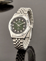 Montre-bracelet à quartz de luxe pour homme, personnalisable avec logo, style sport et affaires, boîtier rond, pour couple, fabriquée en Chine