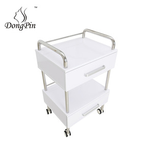 Dongpin Beauty <b>Storage</b> Cart 4 Layers Metal Mobile With <b>Drawers</b> <b>For</b> Salon Use - Product Image 2