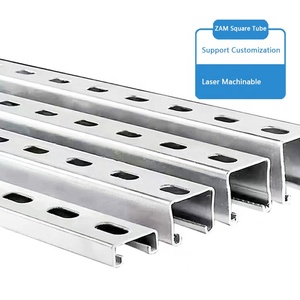 Profilé en <span class=keywords><strong>C</strong></span> à fentes Unistrut en acier inoxydable galvanisé à chaud (HDG) – Direct Usine - Product Image 2