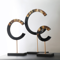 Ornement décoratif moderne de pièces de bureau Accessoires de décoration pour la chambre à coucher et le salon Vente en gros
