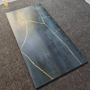 Màu xanh sáng bóng kết cấu vàng mờ gạch sứ nội thất vật liệu xây dựng chống trượt sàn thiết kế biệt thự sang trọng trang trí tường gạch - Product Image 2