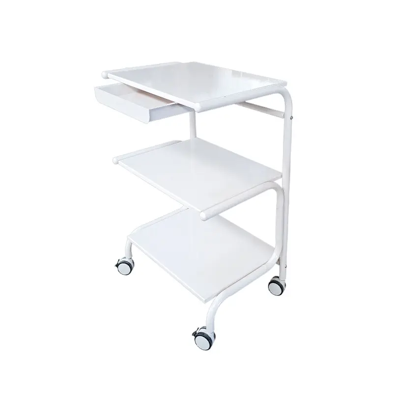 China Doctor Hospital Patient Treatment Nursing Mobile Height Adjustable Medical Cart Endoscopy Cart