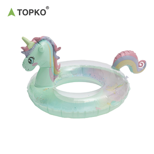 Topko Thân Thiện Với Môi PVC Kid Dành Cho Người Lớn <span class=keywords><strong>Unicorn</strong></span> Hình Dạng Inflatable Có Thể Gập Lại Hồ Bơi Float Cho Mùa Hè Ngoài Trời Kid Bơi Vòng - Product Image 6