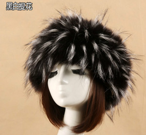 Bandeaux chauds en fausse fourrure douce pour femme, élastiques et ouverts, pour l'hiver, la plage, les voyages d'affaires - Grande vente - Product Image 4